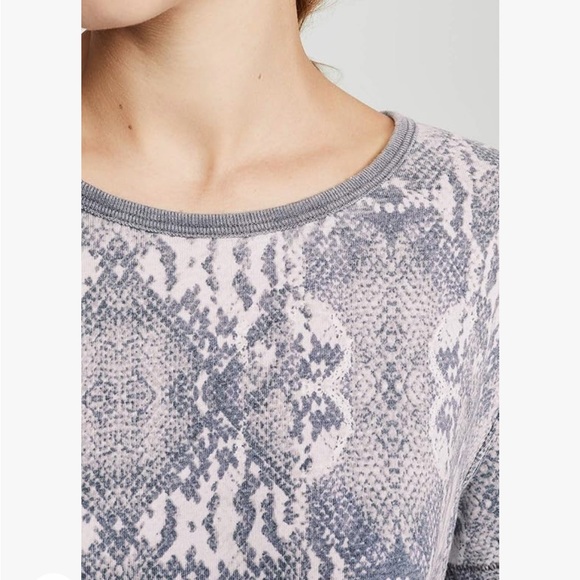 FREE PEOPLE Women's Tourist Tee, Black Snake - Picture 5 of 9